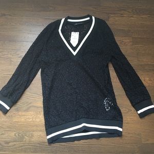 NWT ZARA long sleeve lace top / sweater